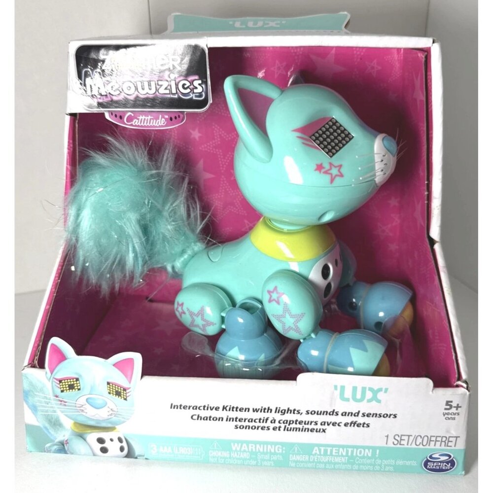 Spin Master Zoomer Meowzies Lux Interactive Kitten Games NIB‎ Secret Trick